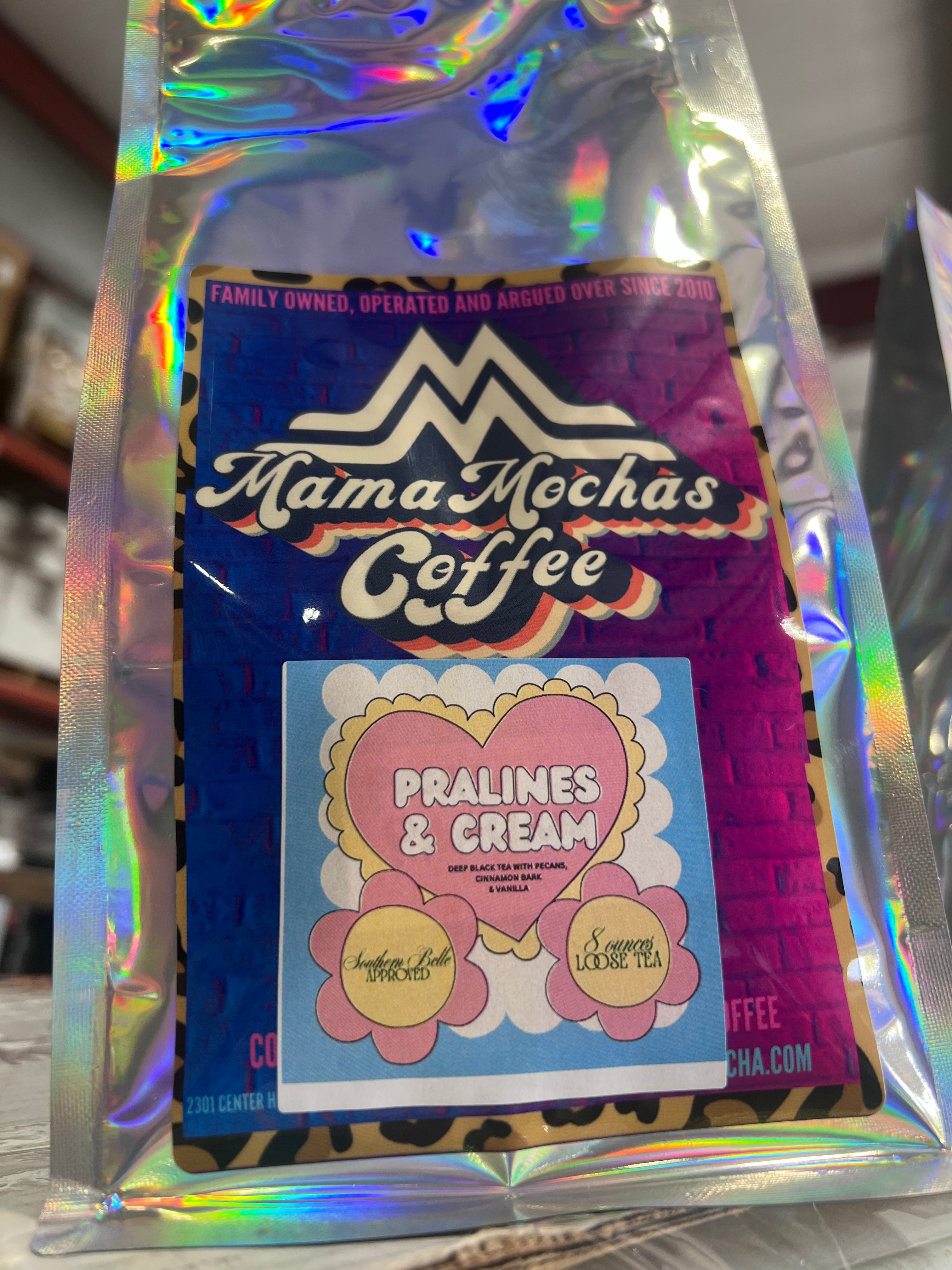 PRALINES & CREAM -loose black tea quarter pound-